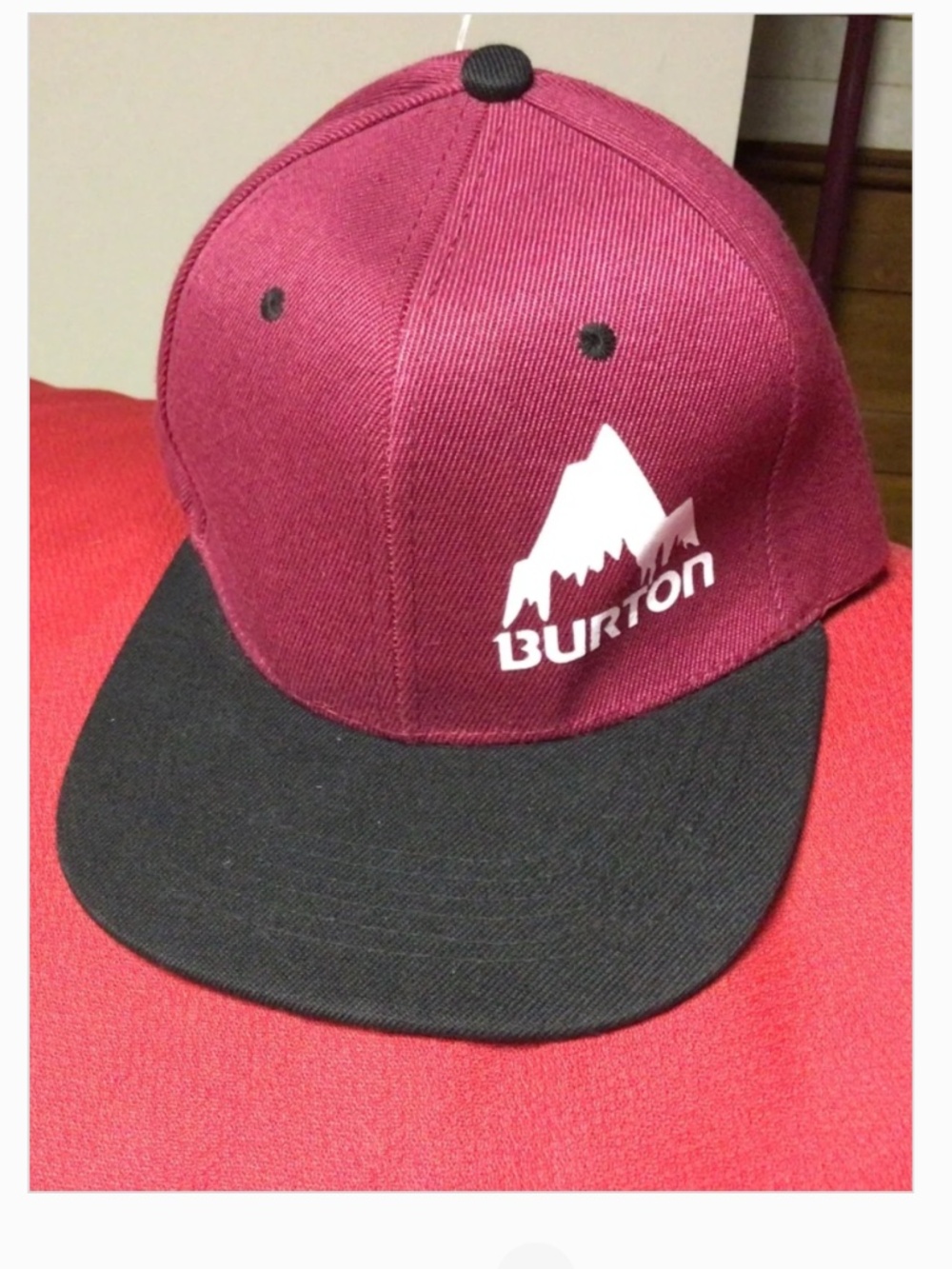 Burton boards snap back hat